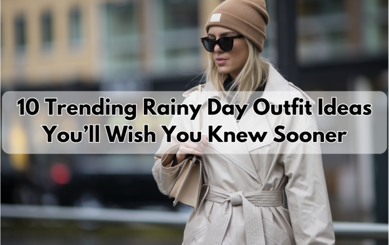 trending rainy day outfit ideas