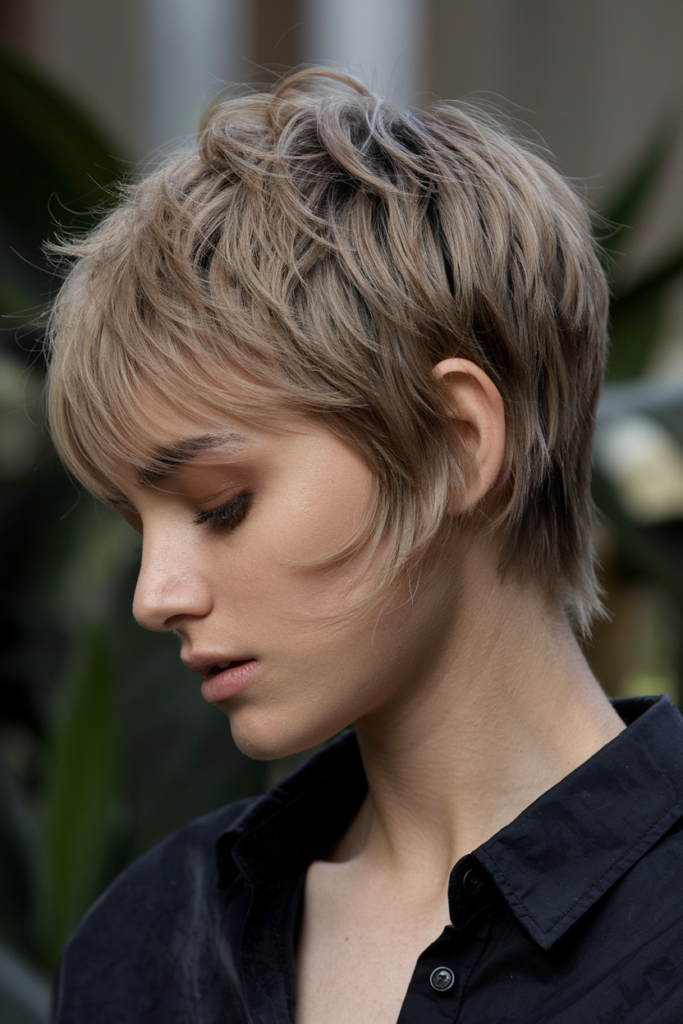 Kitty Cut Ideas for Women Choppy Pixie Kitty Cut