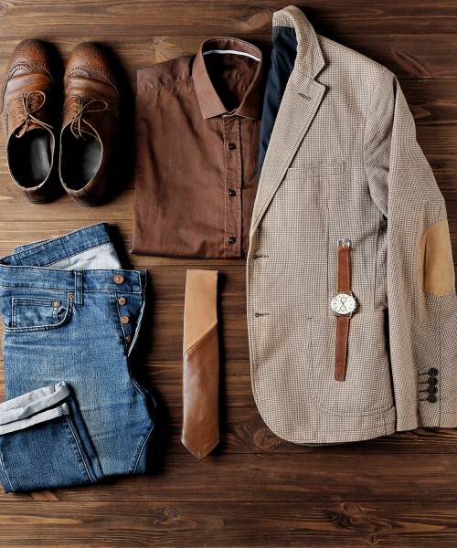 Stylish men’s fashion look featuring modern outfit and accessories